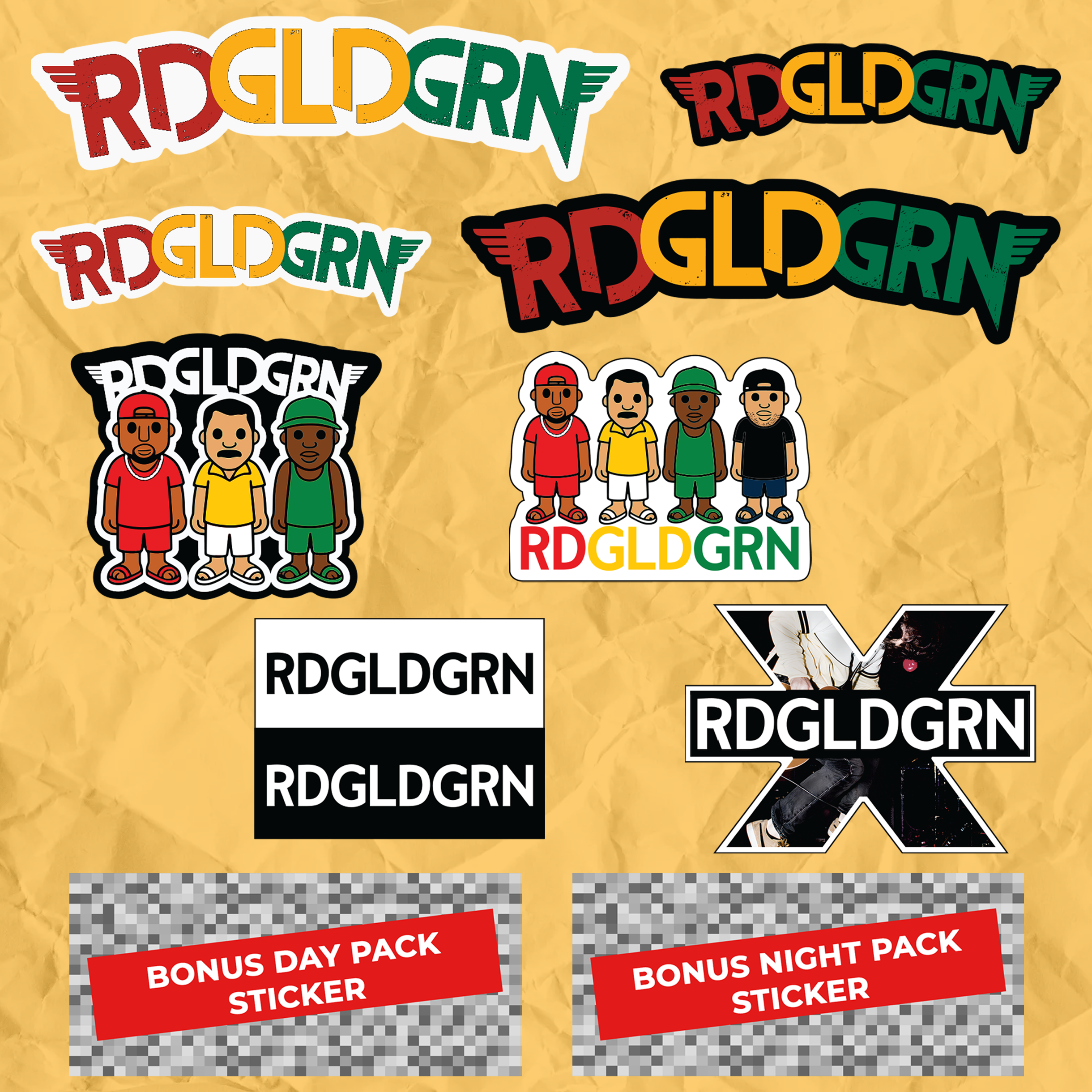Day/Night Sticker Pack